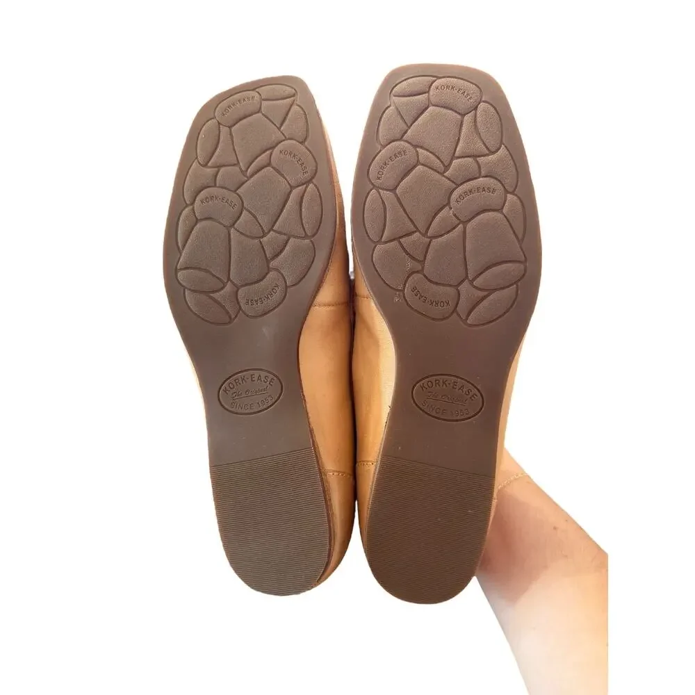 Kork-Ease Women's Light Brown Pisa Vacchetta Slip On Loafers Size 9.5 M